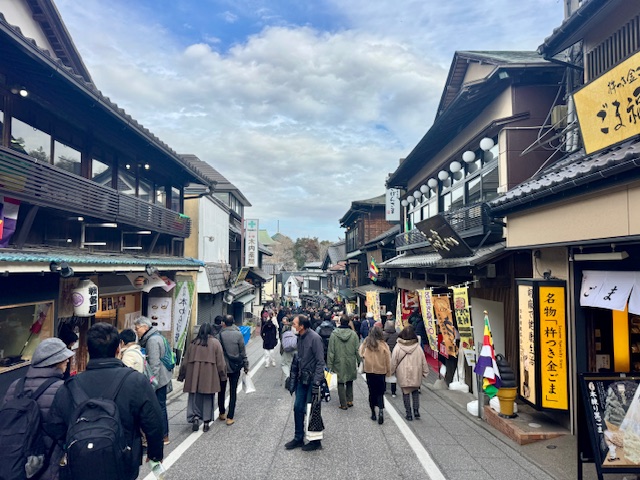 成田山新勝寺表参道での食べ歩き散策｜シニア向け団体旅行