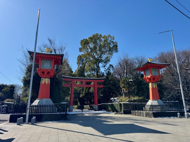 福祉介護タクシーTrip☆Care.がご案内する井草神社の鳥居