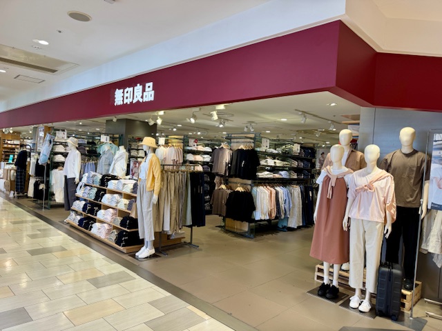 無印良品の売り場フロア