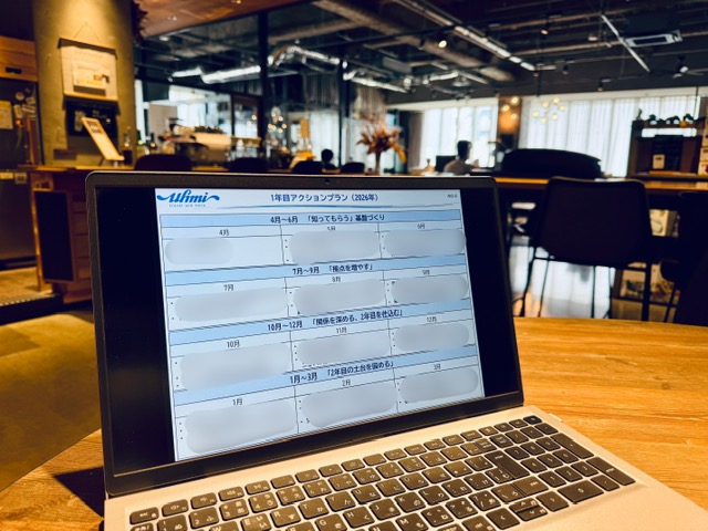 2026年の月ごとアクションプランを作成