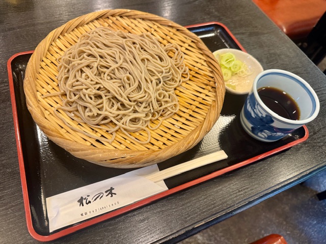 深大寺そば松の木の十割蕎麦